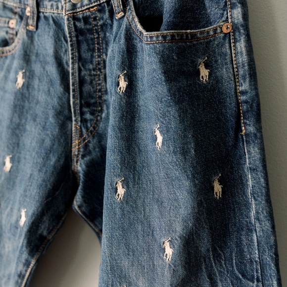 Polo Ralph Lauren Sullivan Slim-Fit Tapered Leg Embroidered Pony Stretch Jeans - Picture 2 of 13